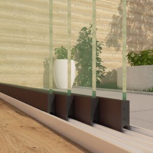 4 rail glazenschuifwand