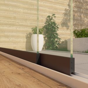 2 rail glazenschuifwand