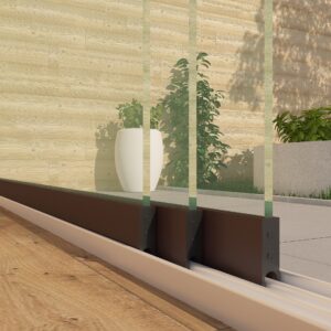 3 rail glazenschuifwand