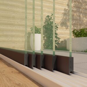 5 rail glazenschuifwand